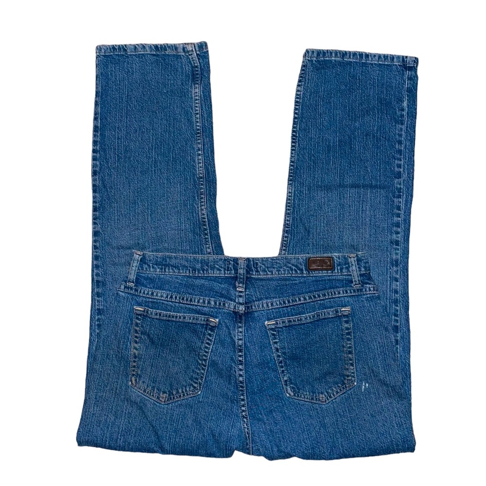 y2k riders by lee high waisted baggy oversized straight leg denim jeans